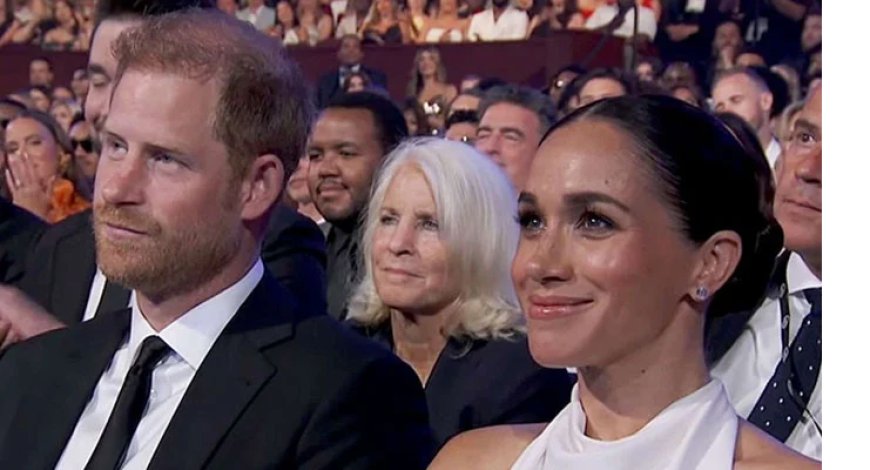 Prince Harry has been joined by Meghan Markle for ESPYs