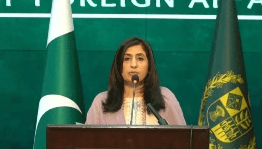 In response to claim in report on social media, FO Spokesperson Mumtaz Baloch terms report "fake news"