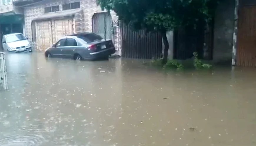 Torrential rains hit metropolis; more downpour expected; commuters face trouble due to as roads inundated