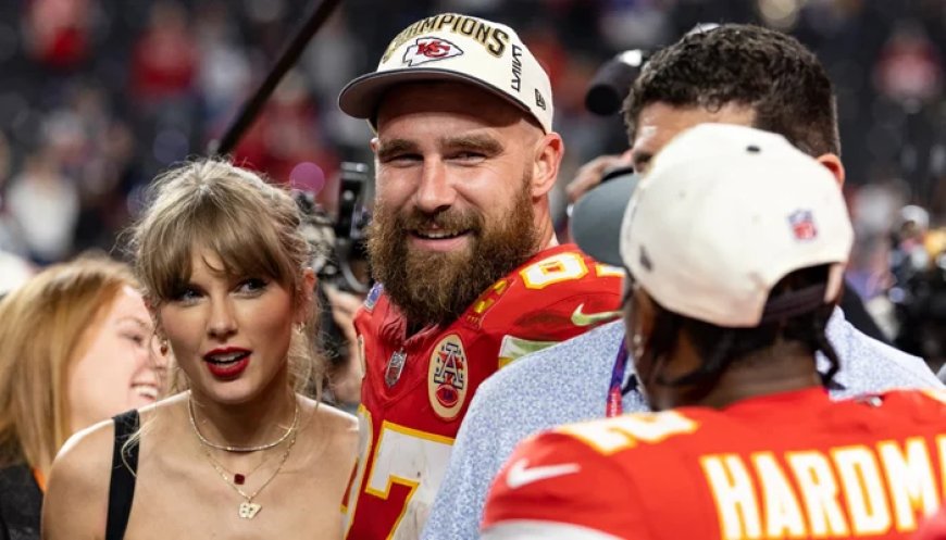 Taylor Swift and Travis Kelce receive support from fans amid faux 'contract' controversy