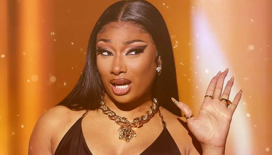 Megan Thee Stallion raises a toast to herself, Brittany Spears, and Simon Biles at the 2024 MTV MVAs