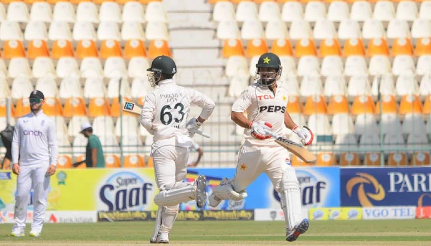 Jack Leach dismisses opener Abdullah Shafique and skipper Shan Masood