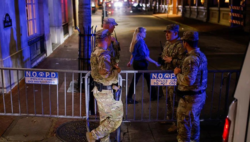 Truck hits people celebrating New Year's Day in French Quarter injuring 30