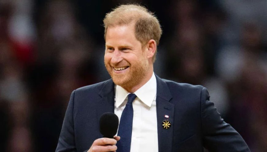 Prince Harry appears delighted as he welcomes Prince and Princess at Invictus Games