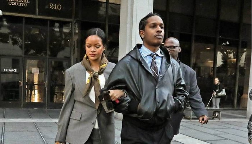 Rihanna celebrates joyous moment with boyfriend A$AP Rocky in the courtroom